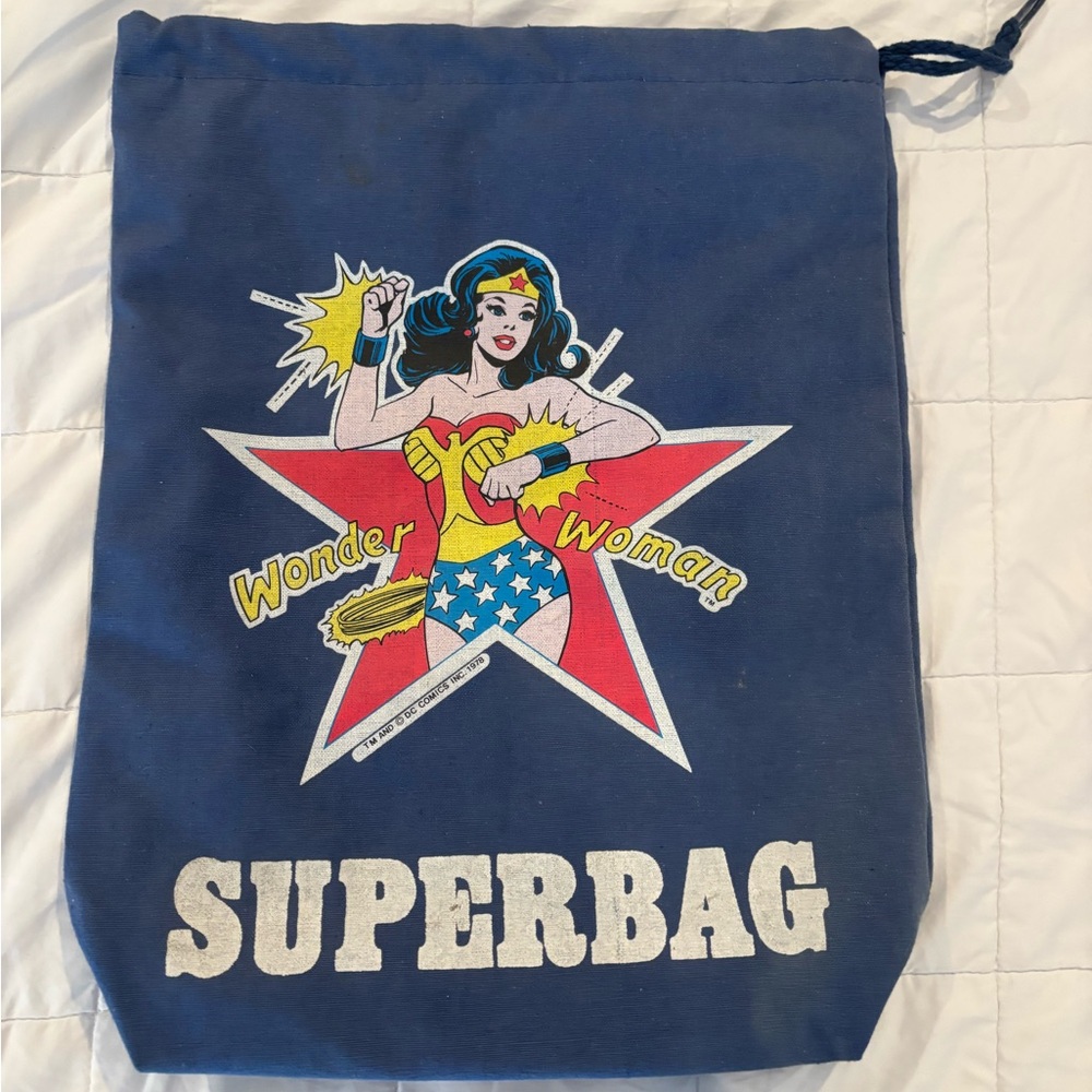 Antique Wonder Woman super bag